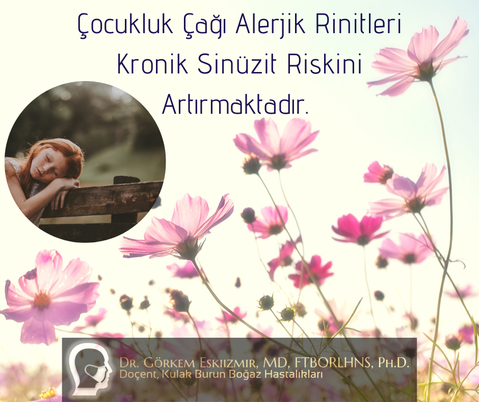 Çocukluk Çağı Alerjik Rinitleri Sinüzit Riskini Artırmaktadır. (2)